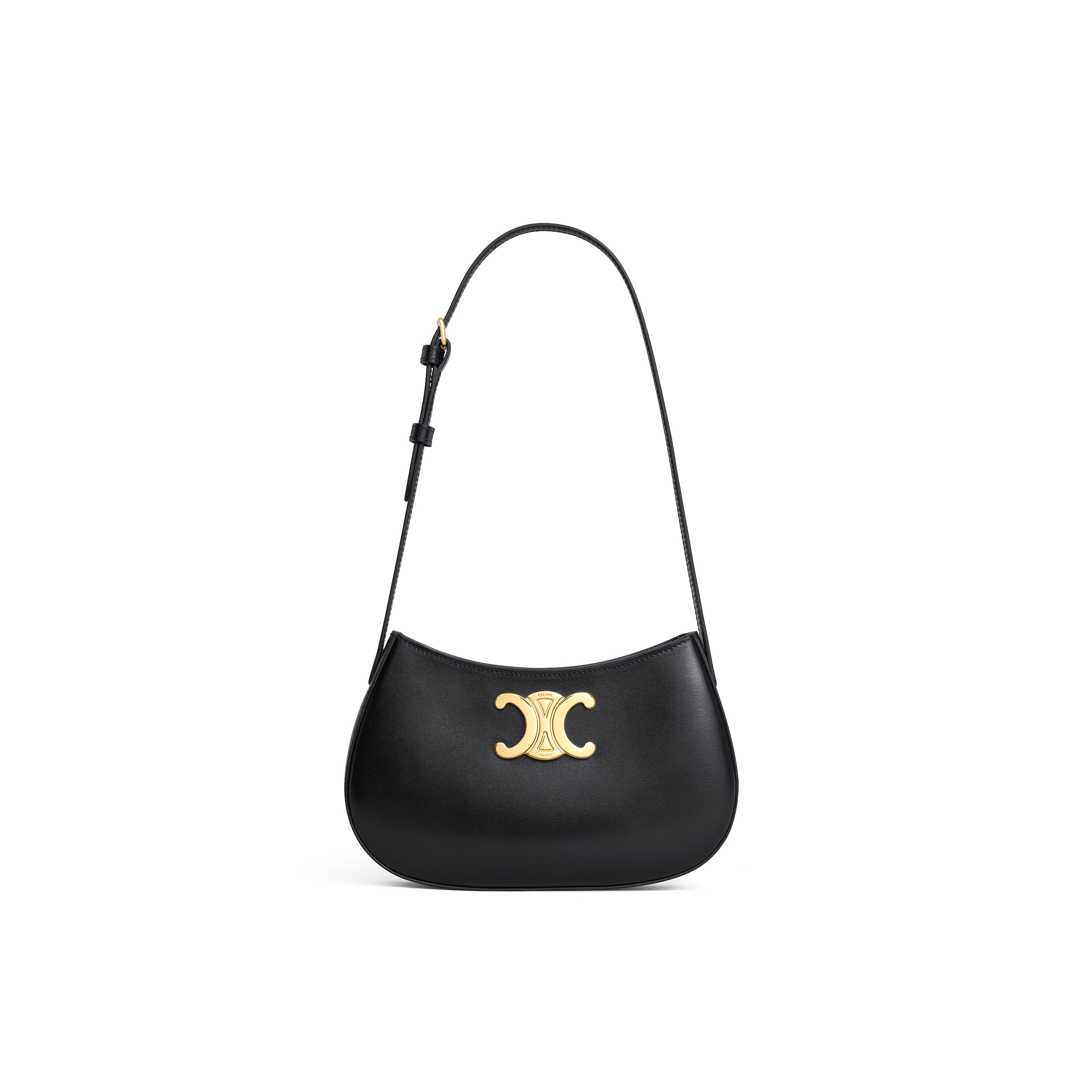 Ce**e medium tilly bag in shiny calfskin 115703bf4.38no (22*13.5*4cm)